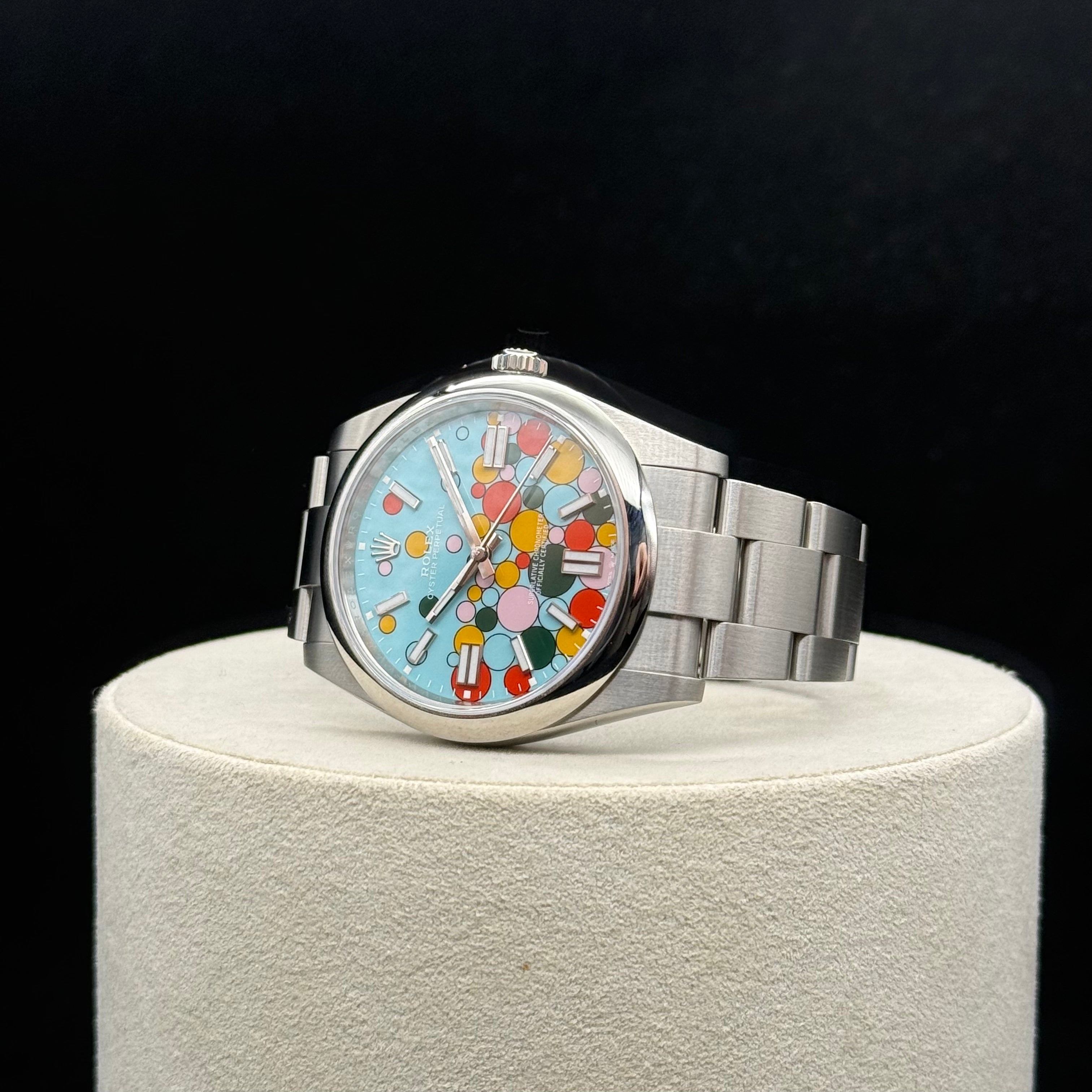 The Rolex Oyster Perpetual 41 "Celebration Dial"  - 124300