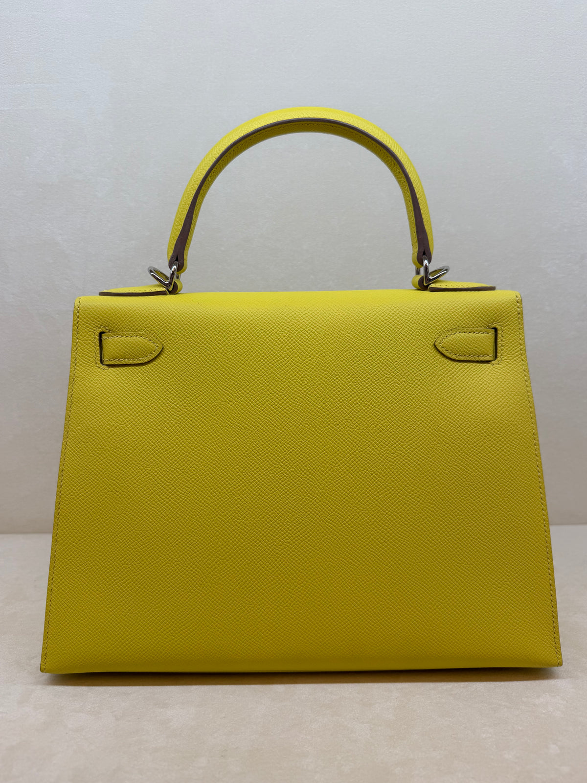 Hermès Kelly 28 Sellier Epsom Lime Palladium Hardware 2023 — 3