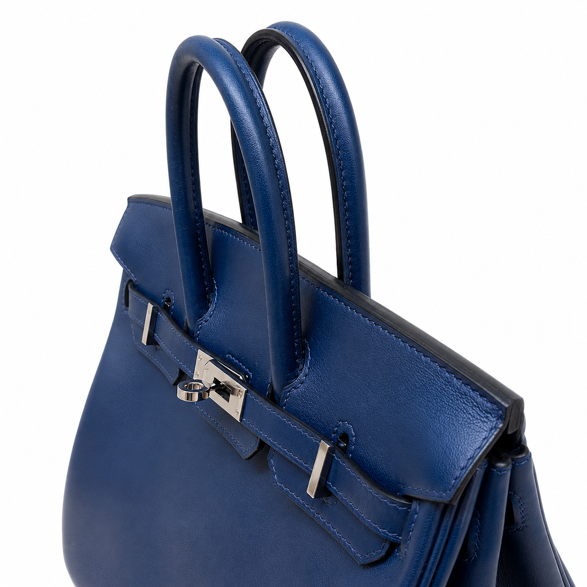 Hermès Birkin 25 Swift Bleu Saphir — Hardware Palladio — 4